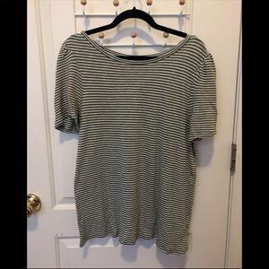 Loft ruched short sleeve tee